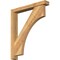 Ekena Millwork Westlake Block Rough Sawn Bracket w/ Offset Brace, Western Red Cedar, 4"W x 26"D x 30"H BKT0402X26X30WTL05RWR - alternate 1